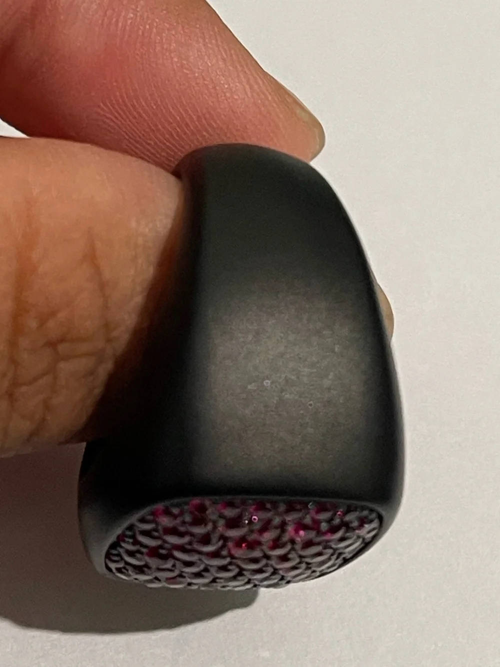 David Yurman Rubies Black Titanium Ring size 9.5